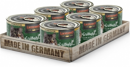 Leonardo Superior Selection Turkey with Trout & Cranberries 6x200g kattemad